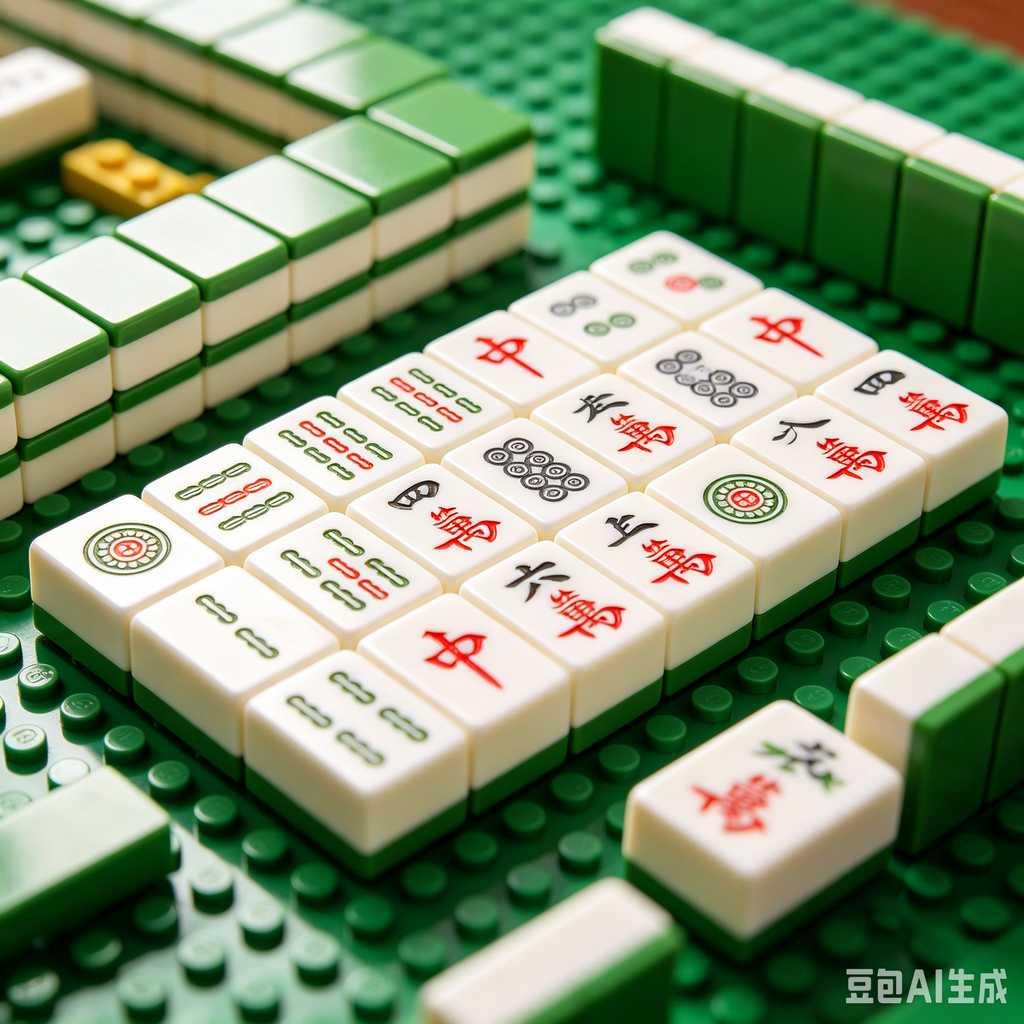 custom logo printed mahjong tiles